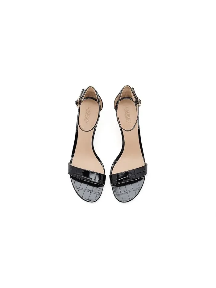 Босоножки на каблуке Allie Lauren Ralph Lauren — изображение 2 из 4, черный