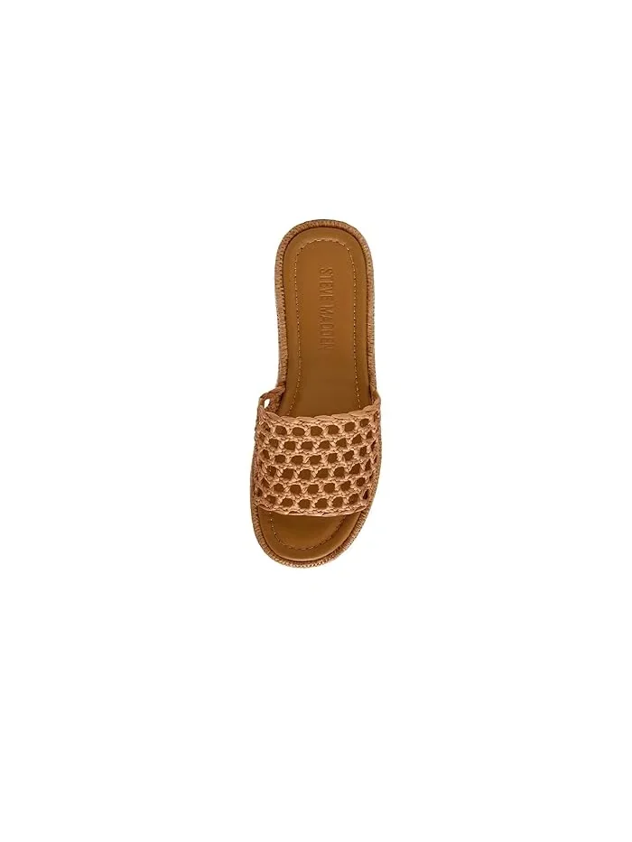 Босоножки на платформе Brandy Steve Madden, Raffia — изображение 2 из 4, бренди