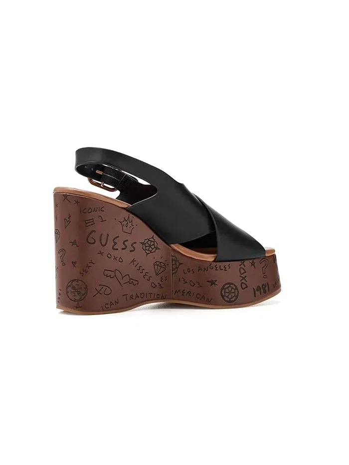 Босоножки на каблуке Yarisel GUESS — изображение 3 из 4, черный