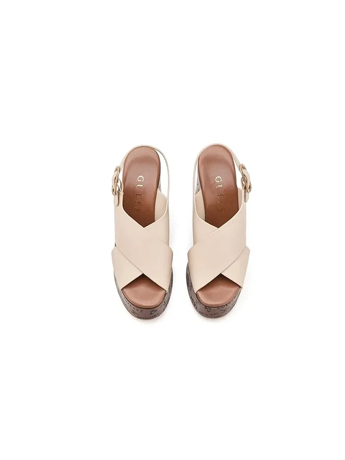 Босоножки на каблуке Yarisel GUESS — изображение 2 из 4, белый