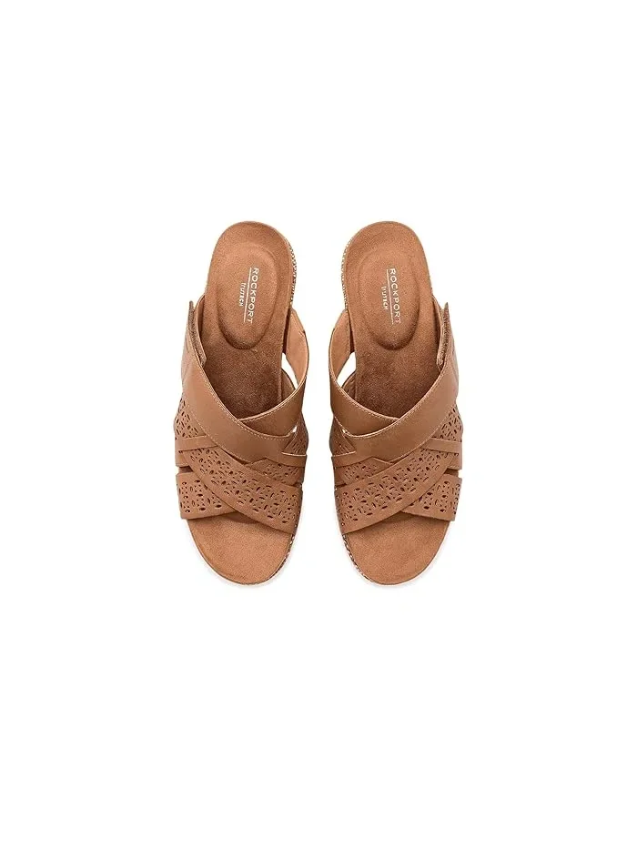 Босоножки на танкетке Britta Rockport — изображение 2 из 4, коньячный