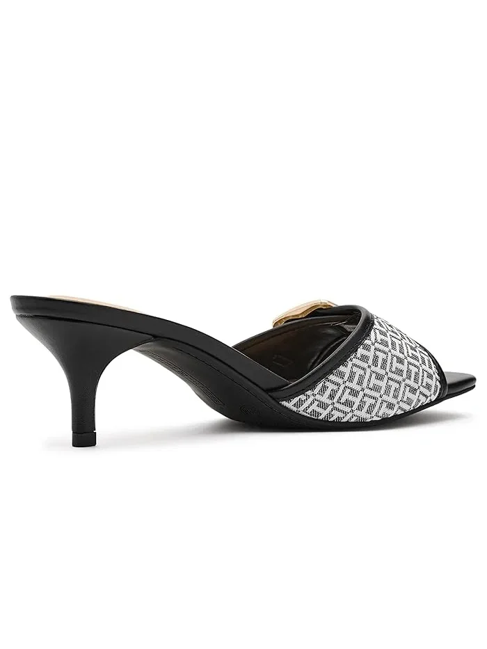 Туфли на каблуке Camhila Tommy Hilfiger — изображение 3 из 4, черный мульти