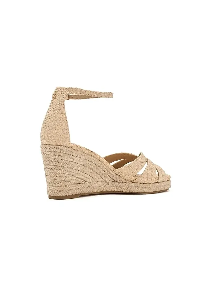 Босоножки на танкетке Nellie Raffia Lauren Ralph Lauren — изображение 3 из 4, прозрачный