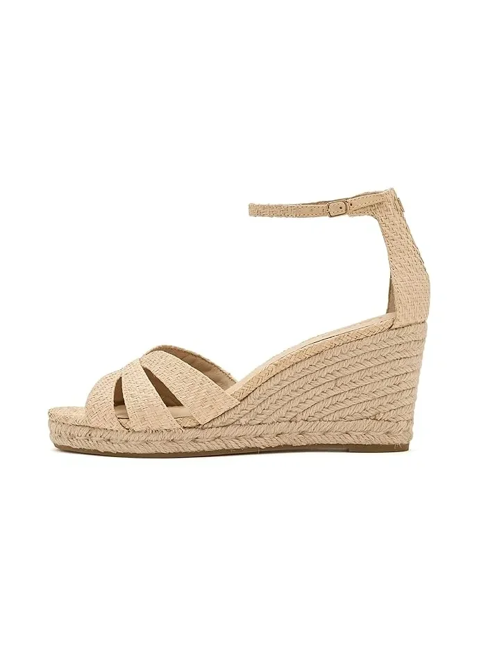 Босоножки на танкетке Nellie Raffia Lauren Ralph Lauren — изображение 4 из 4, прозрачный
