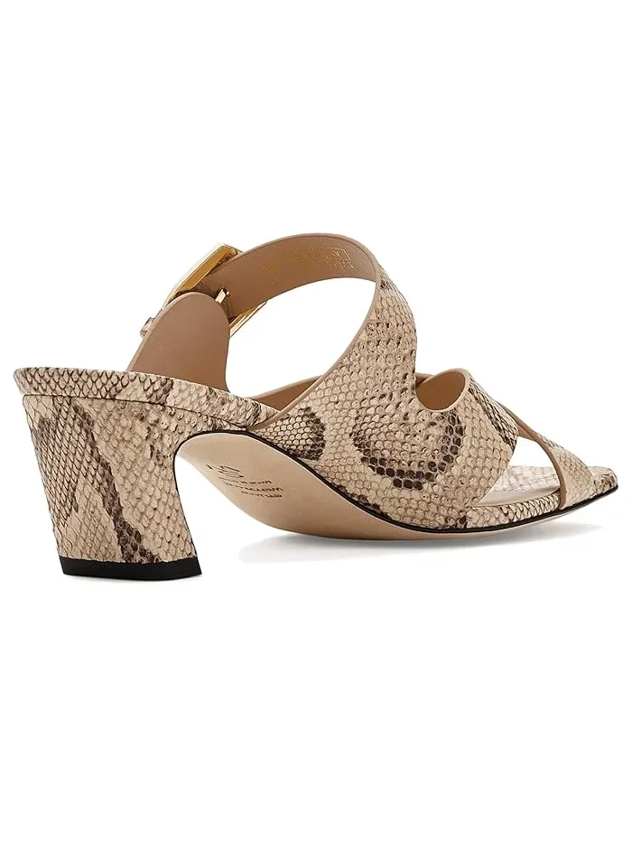 Босоножки на каблуке Sai Slides 50 Stuart Weitzman — изображение 3 из 4, адобе