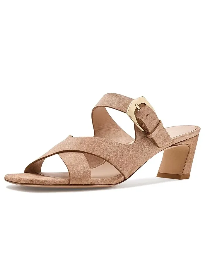 Босоножки с квадратным носком Sai Slides 50 Stuart Weitzman