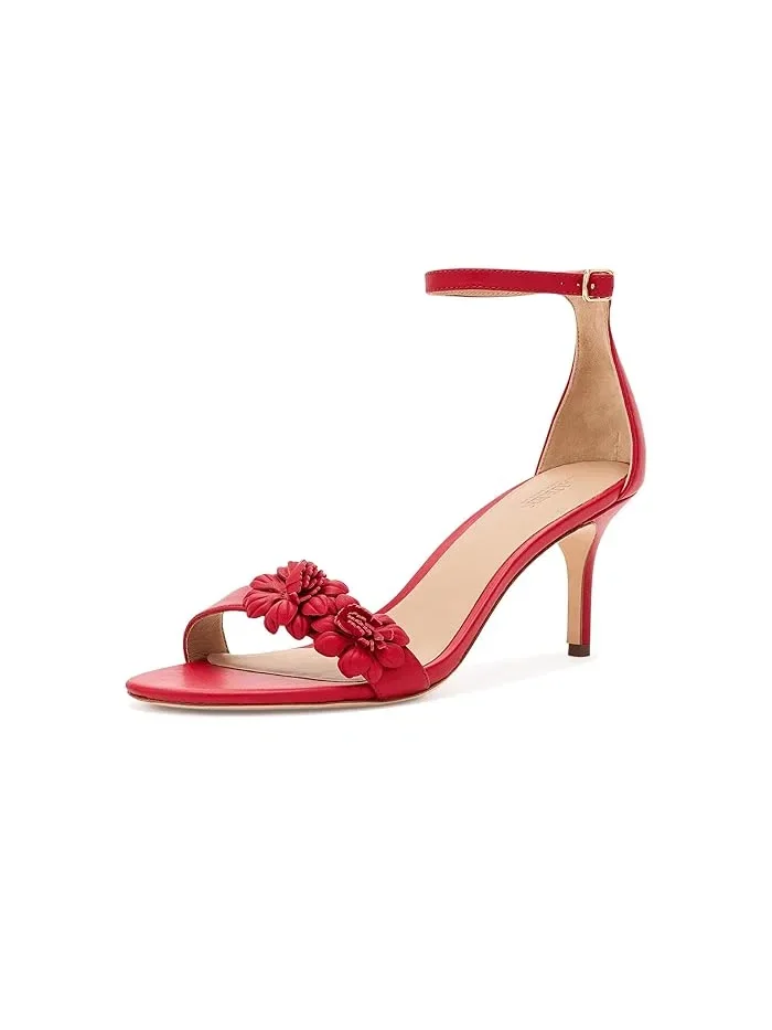Босоножки на каблуке Allie Lauren Ralph Lauren — изображение 1 из 4, красный