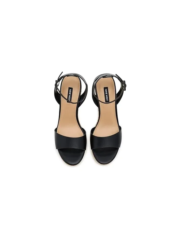 Босоножки на танкетке Hanlow Nine West — изображение 2 из 4, черный