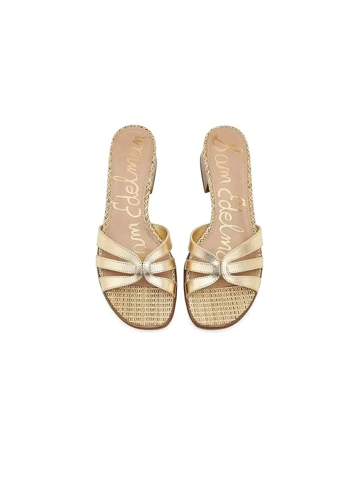 Туфли на каблуке Farrin Sam Edelman — изображение 2 из 4, золотистый