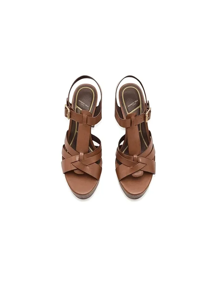 Туфли-лодочки на платформе Lotus Kenneth Cole New York, Luggage Leather — изображение 2 из 4, багаж