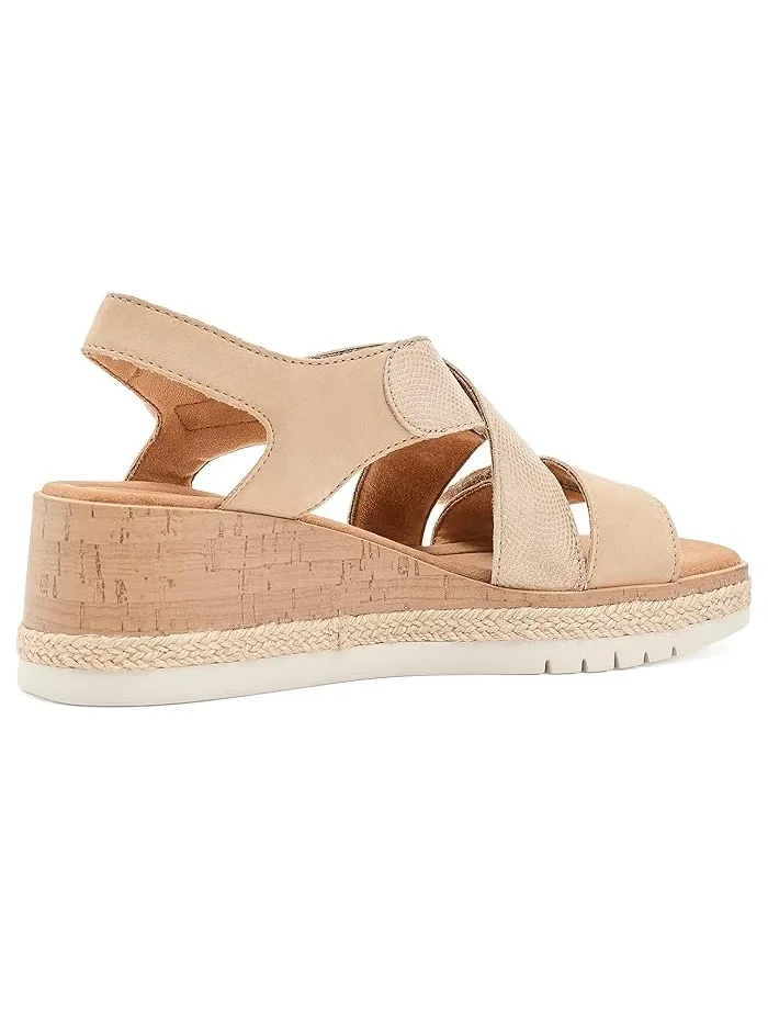 Босоножки на каблуке Kidiki Sun Clarks — изображение 3 из 4, бежевый