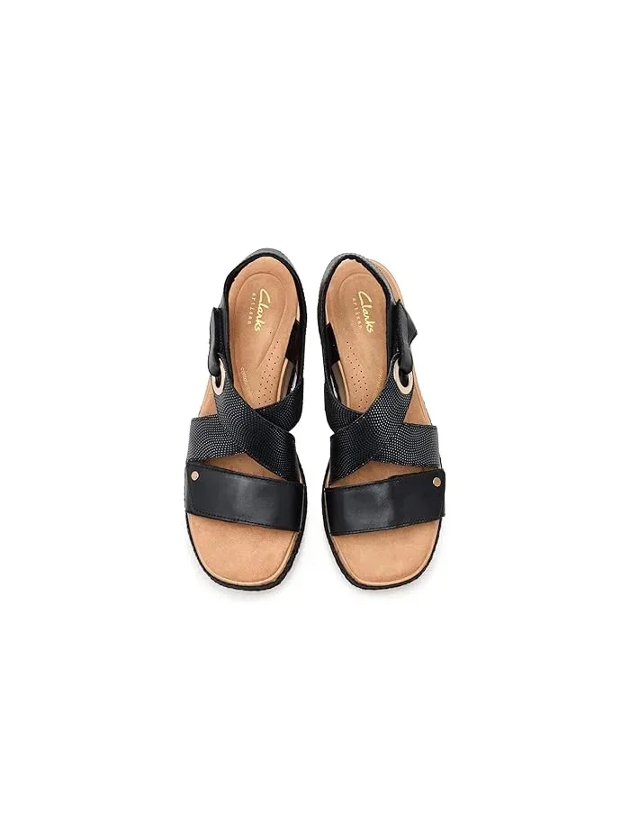 Босоножки на каблуке Kidiki Sun Clarks — изображение 2 из 4, черный