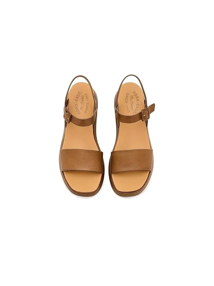 Босоножки на танкетке Hallie Kork-Ease — изображение 2 из 4, бежевый
