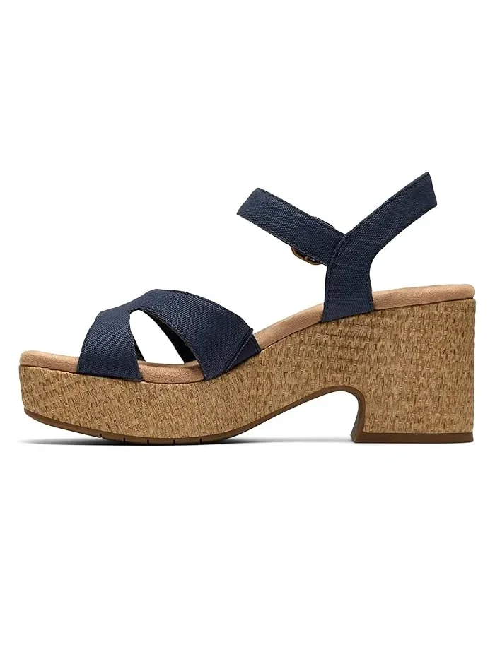 Туфли на каблуке Nerisa Twist Clarks — изображение 4 из 4, темно-синий