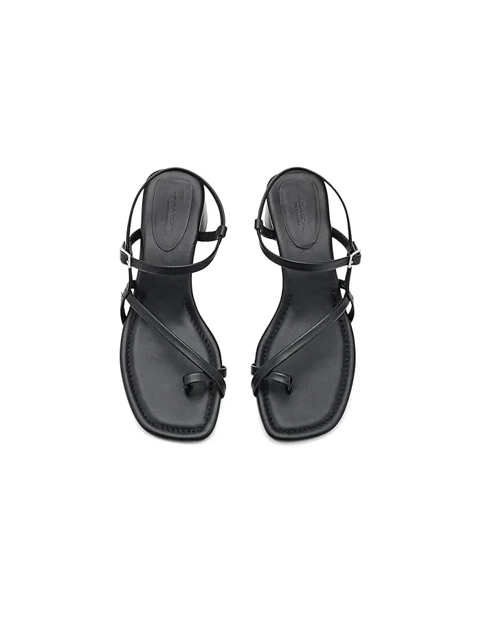 Босоножки с открытым квадратным носком Evie Vagabond Shoemakers — изображение 2 из 4, черный