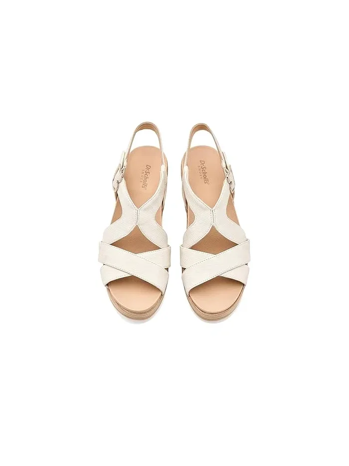Босоножки на платформе Cali Beach Dr. Scholl's — изображение 2 из 4, бежевый