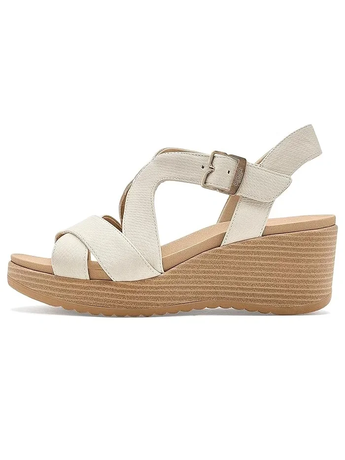 Босоножки на платформе Cali Beach Dr. Scholl's — изображение 4 из 4, бежевый