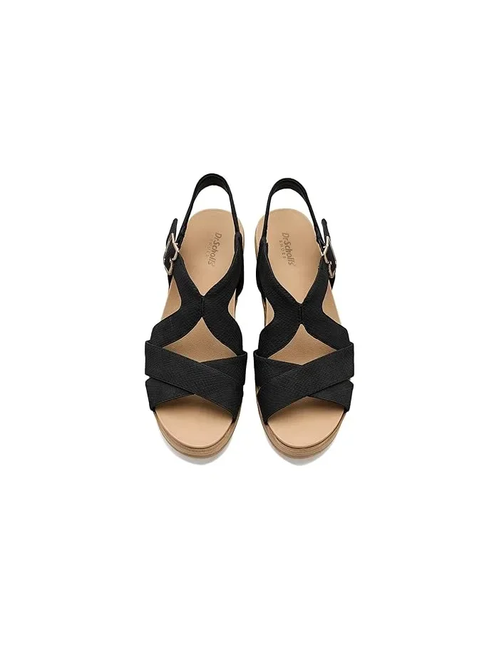 Босоножки на платформе Cali Beach Dr. Scholl's — изображение 2 из 4, черный