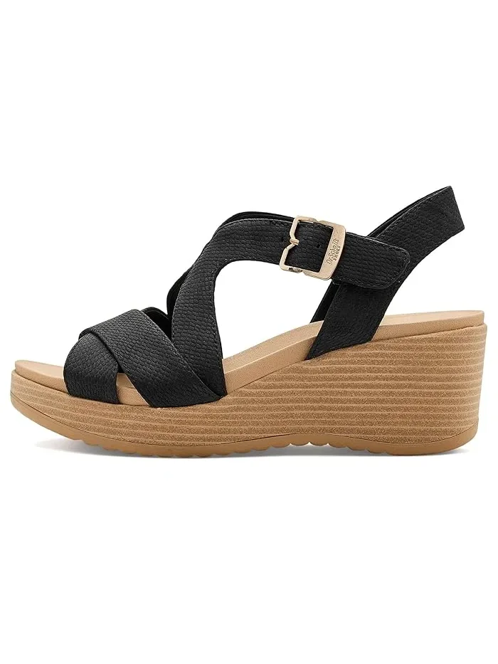 Босоножки на платформе Cali Beach Dr. Scholl's — изображение 4 из 4, черный