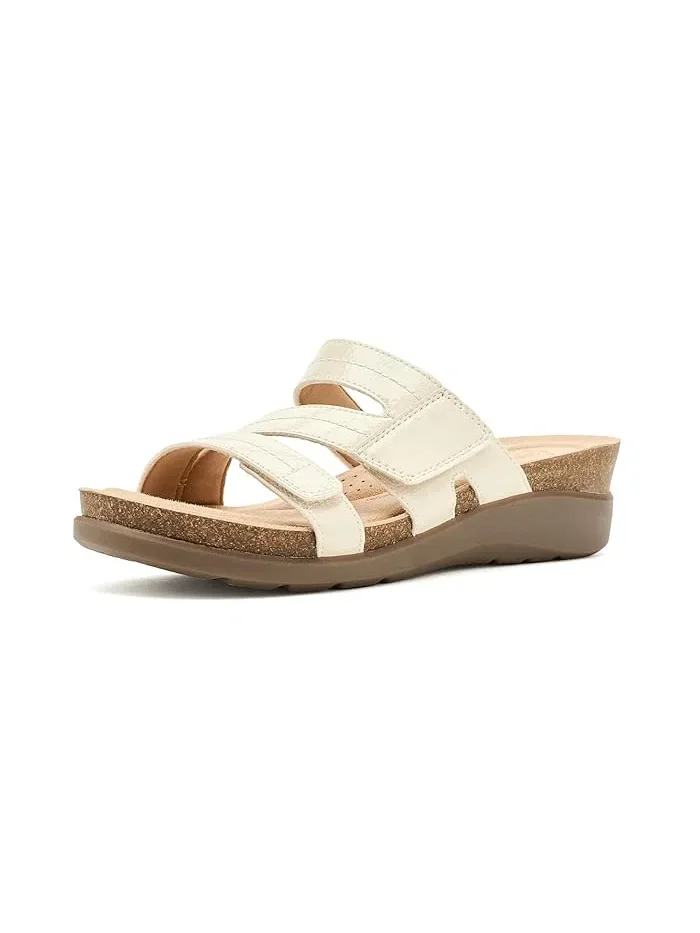 Босоножки на каблуке Calenne Clarks — изображение 1 из 4, кремовый