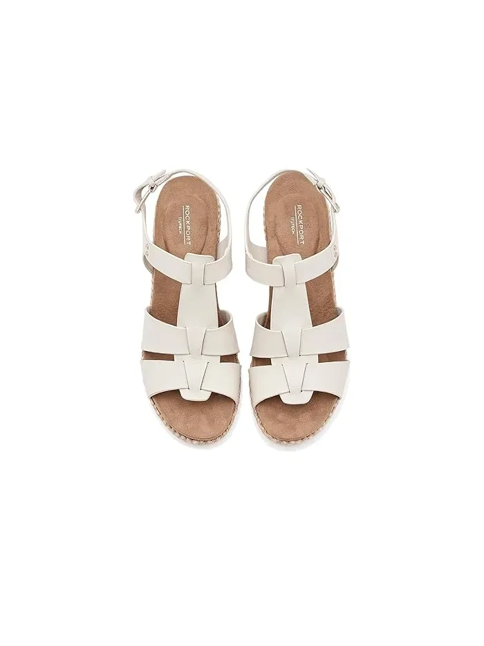 Босоножки на танкетке Belle Rockport — изображение 2 из 4, кремовый