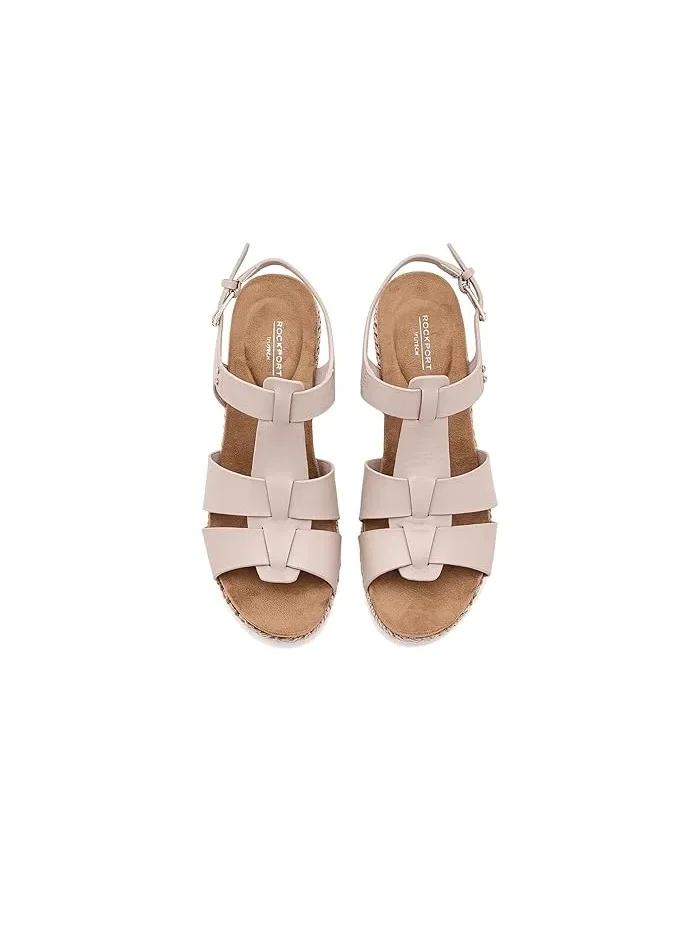 Босоножки на танкетке Belle Rockport — изображение 2 из 4, светлый розовый
