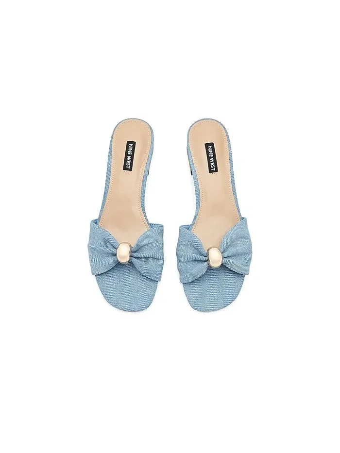 Туфли-лодочки на каблуке Gerry Nine West — изображение 2 из 4, синий джинсовый синий