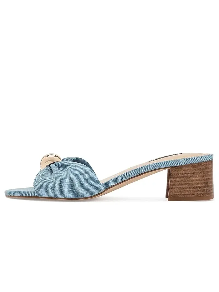 Туфли-лодочки на каблуке Gerry Nine West — изображение 4 из 4, синий джинсовый синий
