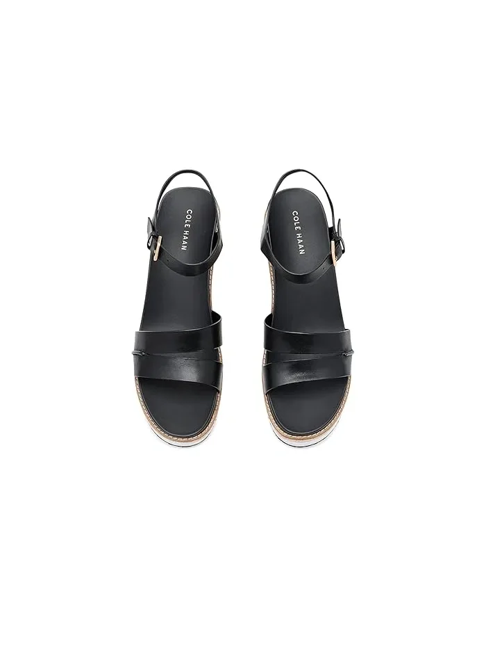 Босоножки Cloudfeel Ronnie Cole Haan — изображение 2 из 4, черный/натуральный