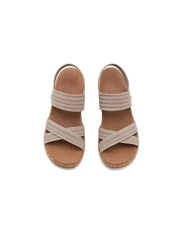 Босоножки на каблуке Arch Fit Beverlee 2.0 Bali Vibes SKECHERS — изображение 2 из 4, тауп