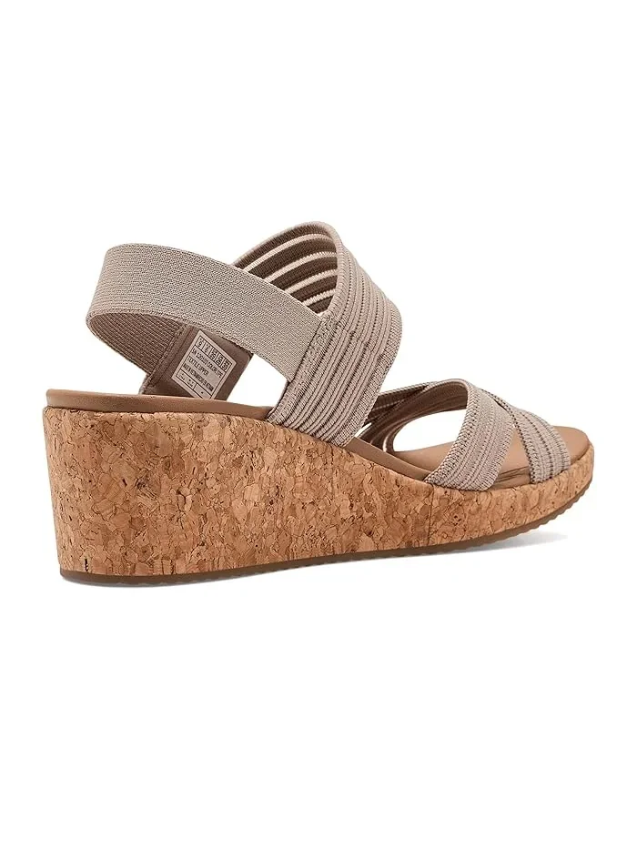 Босоножки на каблуке Arch Fit Beverlee 2.0 Bali Vibes SKECHERS — изображение 3 из 4, тауп