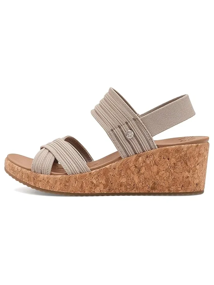Босоножки на каблуке Arch Fit Beverlee 2.0 Bali Vibes SKECHERS — изображение 4 из 4, тауп