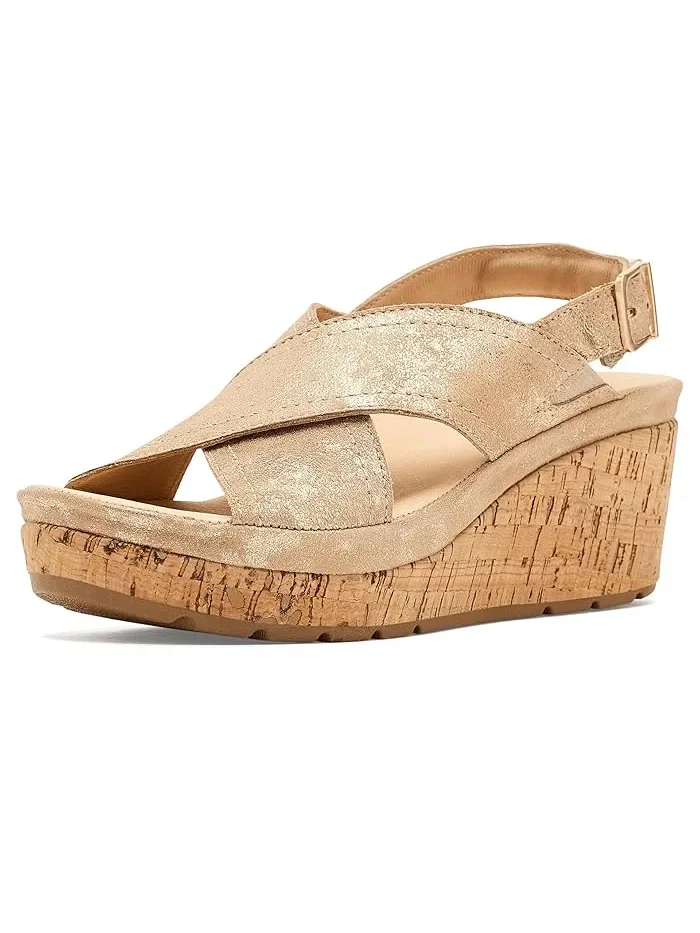 Босоножки на танкетке Portola Slingback Wedge Samuel Hubbard
