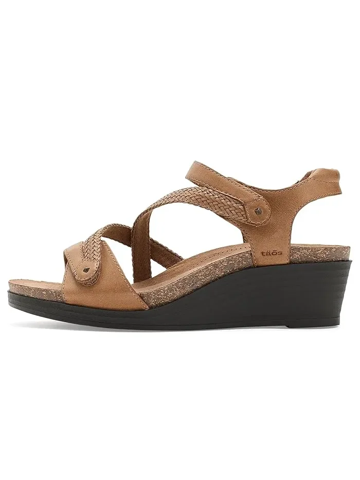 Босоножки на танкетке Zecret Taos Footwear — изображение 4 из 4, карамель