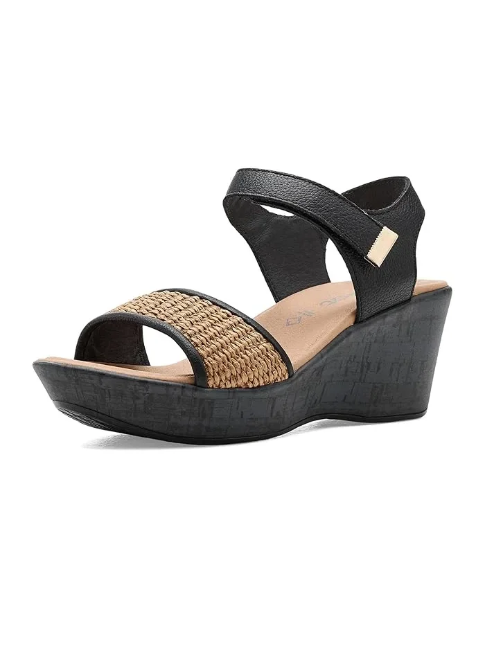 Босоножки на платформе Summer Raffia Naot