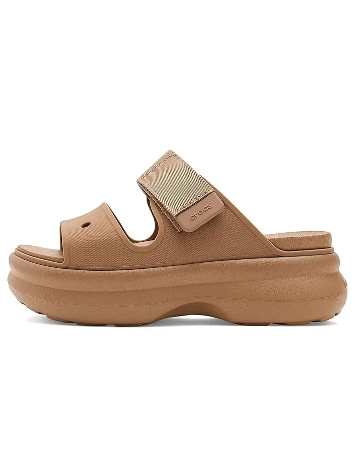 Босоножки платформа Soho Two-Strap Sandals Crocs — изображение 4 из 4, сепия