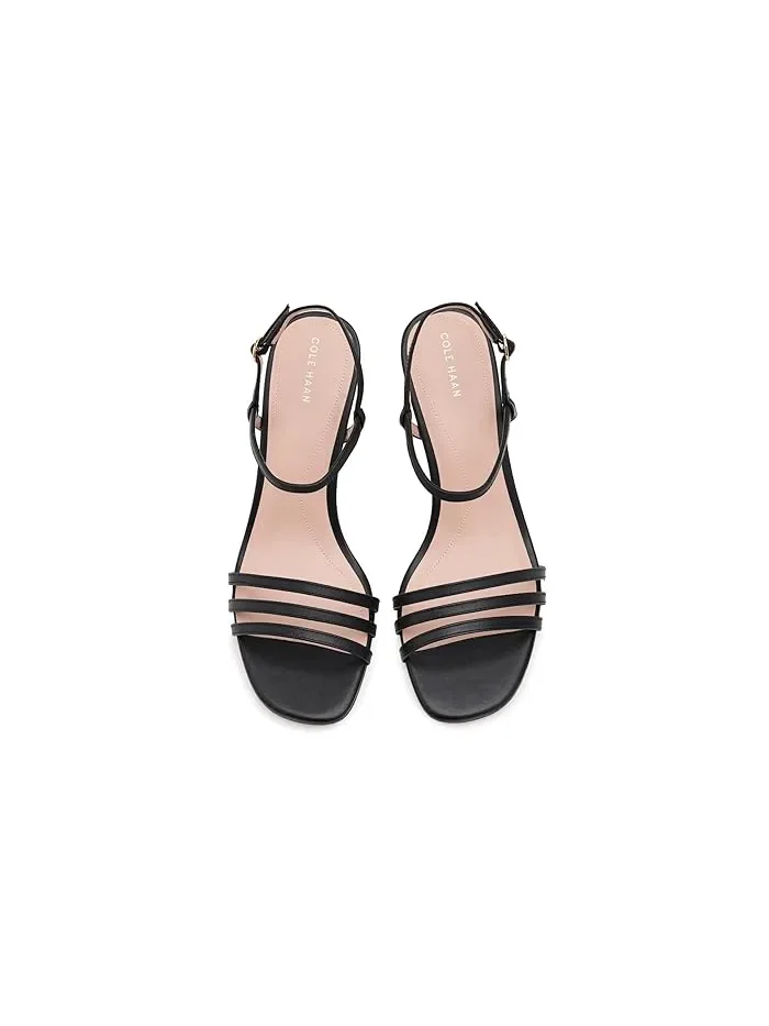 Босоножки на каблуке Michelina Strappy Sandals Cole Haan — изображение 2 из 4, черный