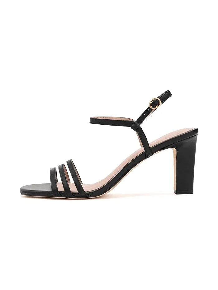 Босоножки на каблуке Michelina Strappy Sandals Cole Haan — изображение 4 из 4, черный