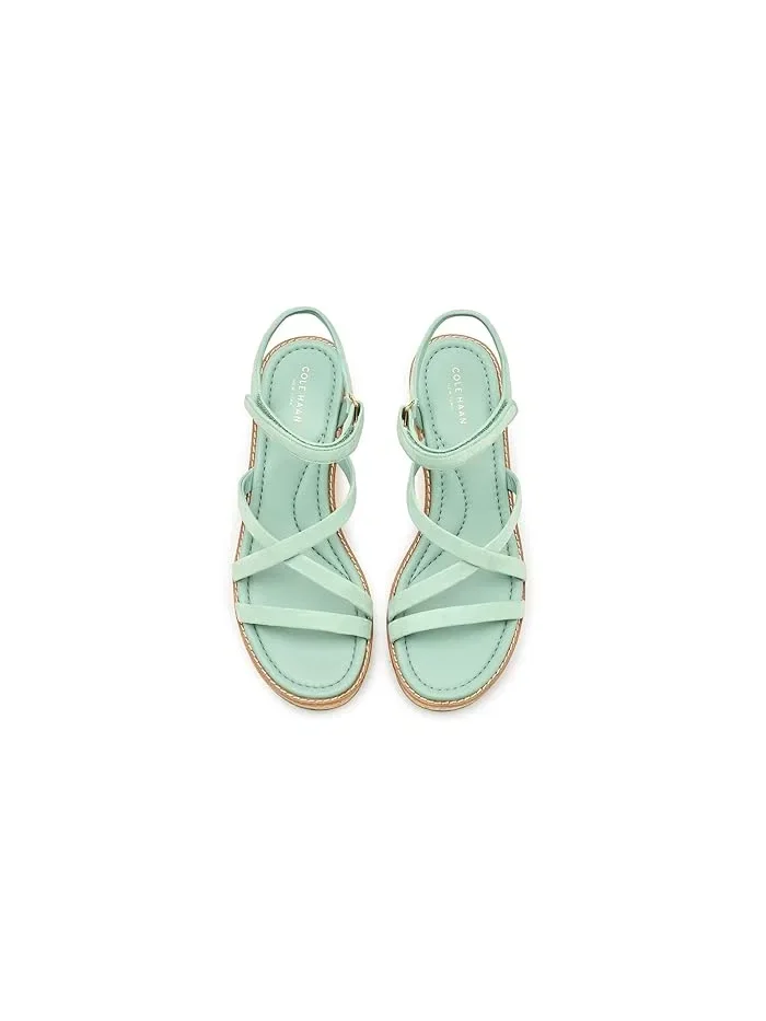 Босоножки на танкетке Grand Ambition Azzura Cole Haan — изображение 2 из 4, зеленый