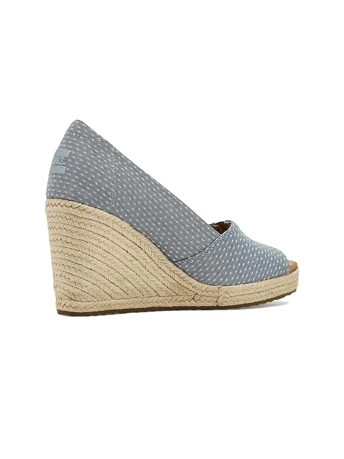 Туфли-лодочки Essential Wedge TOMS — изображение 3 из 4, светлый синий