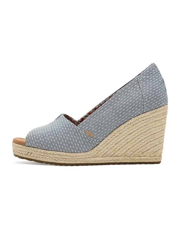 Туфли-лодочки Essential Wedge TOMS — изображение 4 из 4, светлый синий