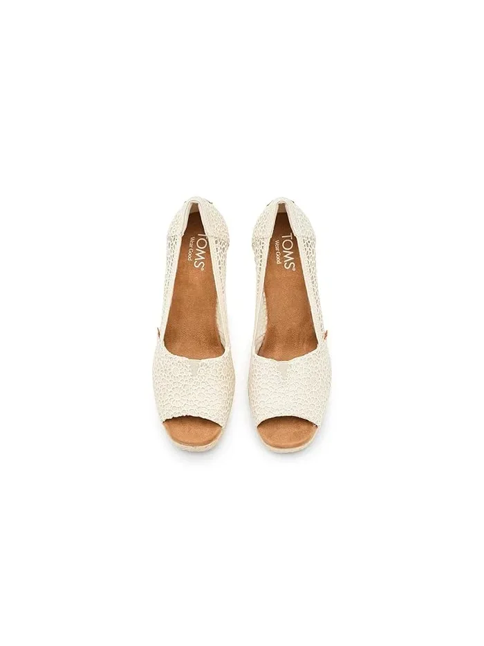 Босоножки на каблуке Essential Wedge TOMS — изображение 2 из 4, прозрачный