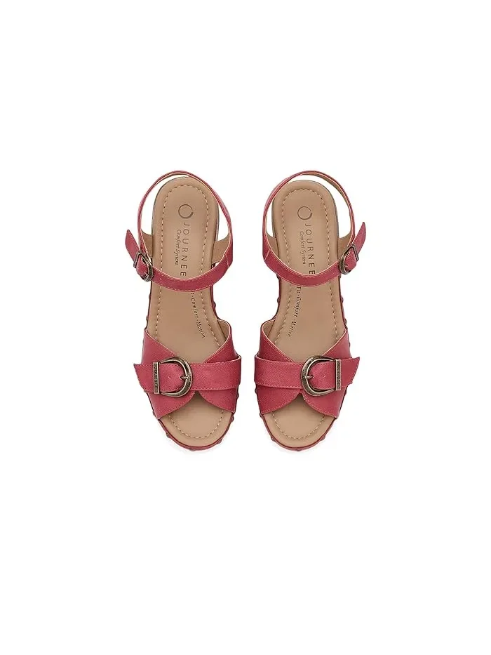 Туфли-лодочки на платформе Sisilia Journee Collection — изображение 2 из 4, красный
