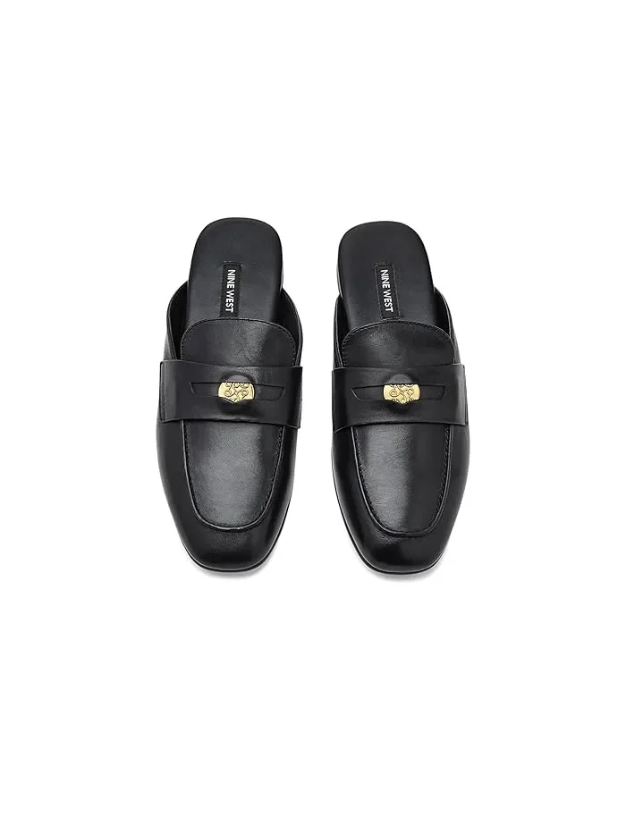 Лоферы кожаные Evans Nine West — изображение 2 из 4, черный