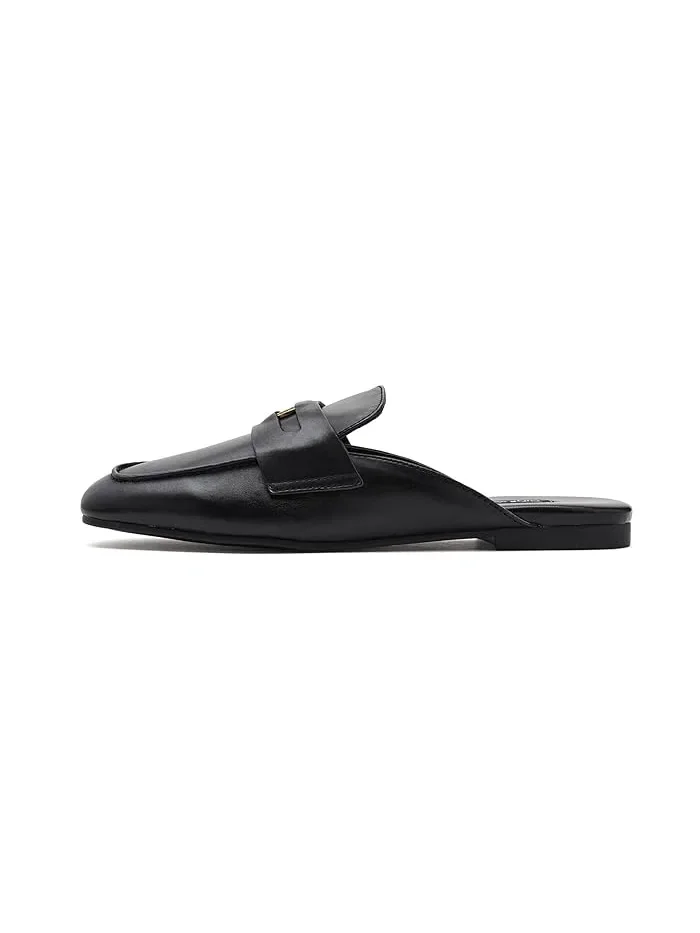 Лоферы кожаные Evans Nine West — изображение 4 из 4, черный