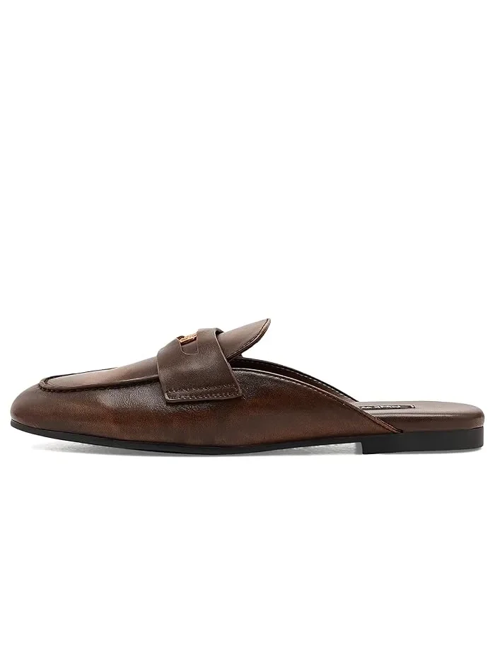Лоферы кожаные Evans Nine West — изображение 4 из 4, коричневый