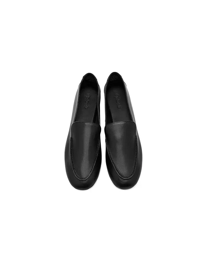 Лоферы кожаные The Dolli Glove Loafer Madewell — изображение 2 из 4, черный