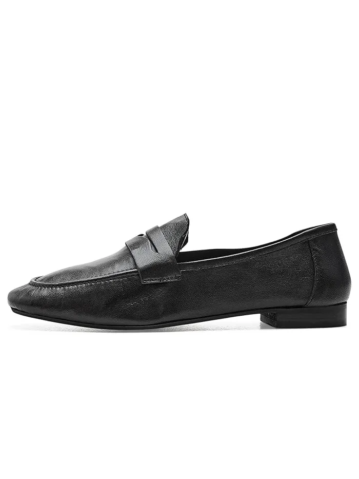 Лоферы кожаные Tennis Leather Loafers Amie Rafa — изображение 4 из 4, черный