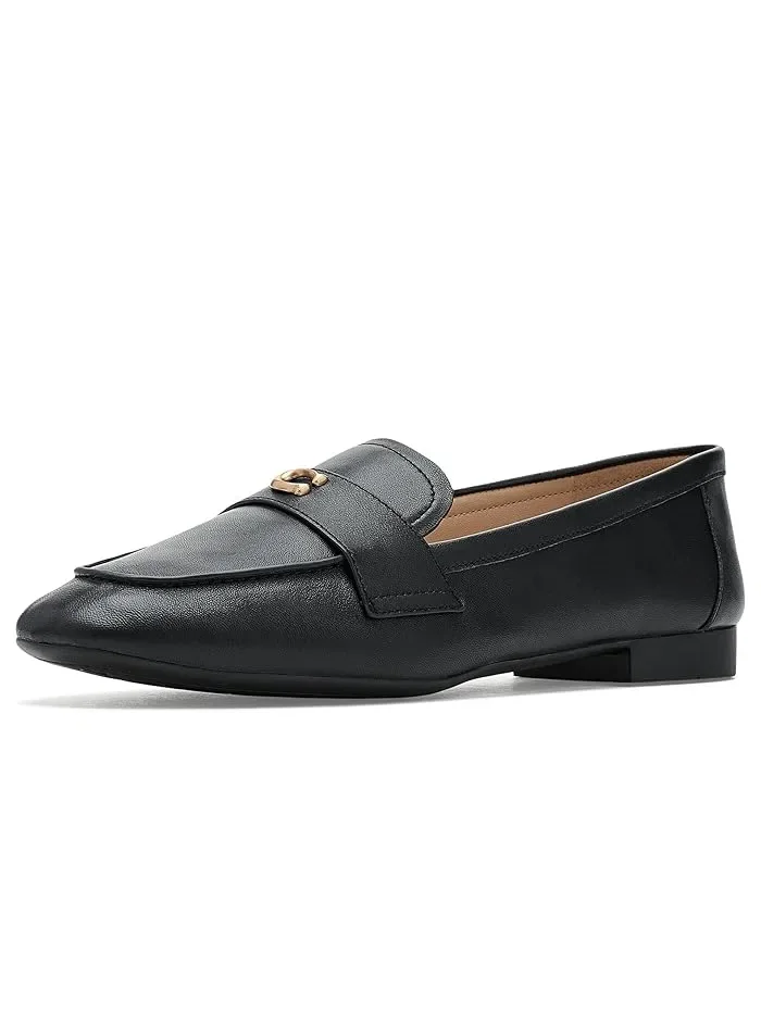 Лоферы кожаные Sculpted C Leather Loafers COACH