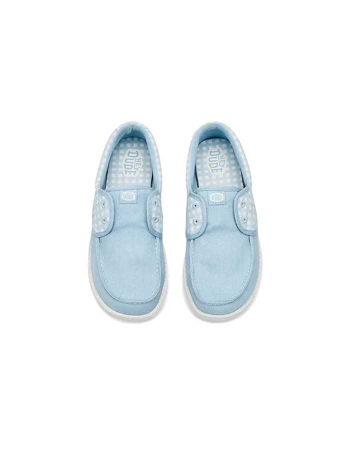 Лоферы Wendy Cru Gingham Hey Dude — изображение 2 из 4, синий/мульти